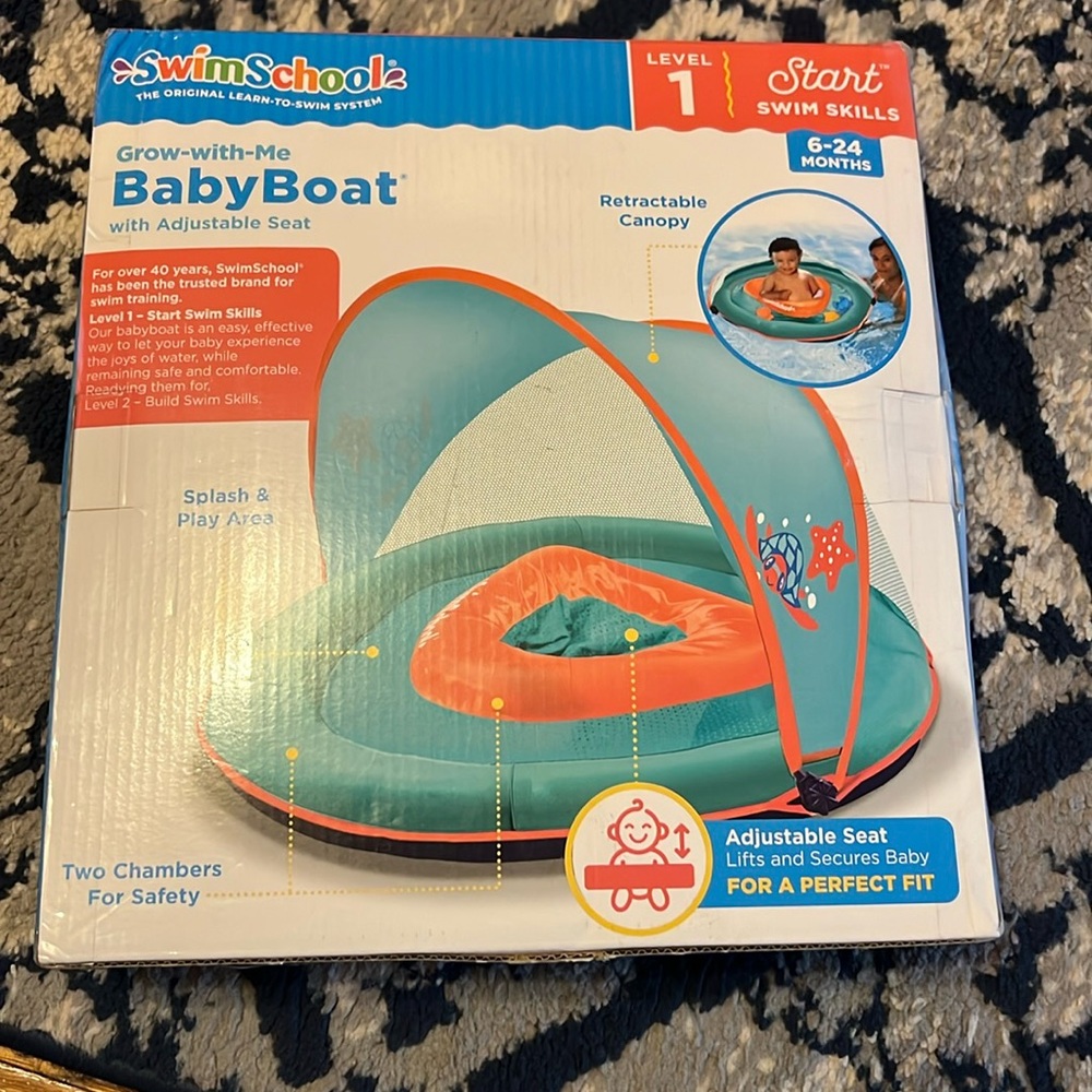 Swim school baby boat